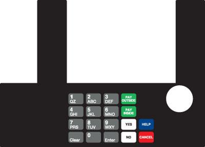 [GA-T50038-1104] GA-T50038-1104 Infoscreen Keypad Overlay