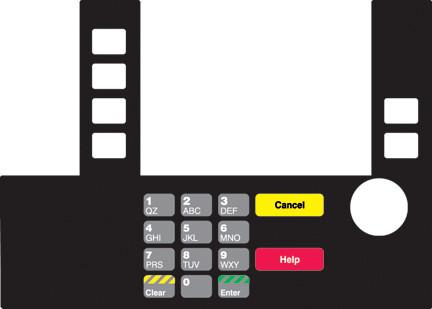 [GA-T50038-1108] GA-T50038-1108 Infoscreen Keypad Overlay