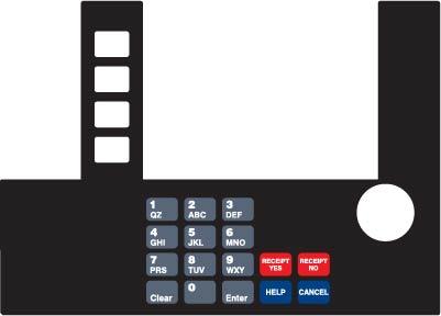 [GA-T50038-1123] GA-T50038-1123 Infoscreen Keypad Overlay