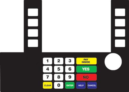 [GA-T50038-1139S] GA-T50038-1139S Infoscreen Keypad Overlay