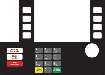 [GA-T50038-117] GA-T50038-117 Infoscreen Keypad Overlay