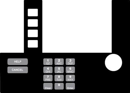 [GA-T50038-126] GA-T50038-126 Infoscreen Keypad Overlay