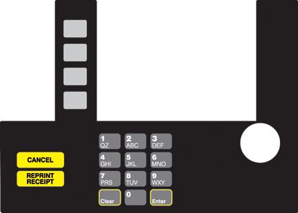 [GA-T50038-130] GA-T50038-130 Infoscreen Keypad Overlay