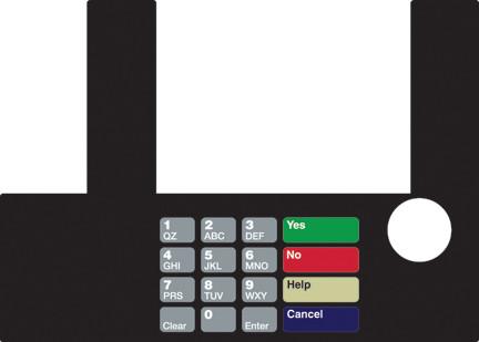 [GA-T50038-39] GA-T50038-39 Infoscreen Keypad Overlay