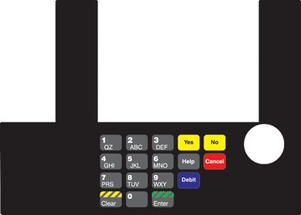 [GA-T50038-49] GA-T50038-49 Infoscreen Keypad Overlay