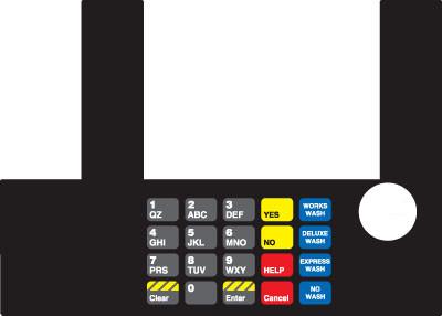 [GA-T50038-55] GA-T50038-55 Infoscreen Keypad Overlay