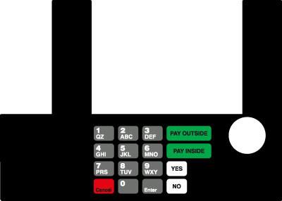 [GA-T50038-84N] GA-T50038-84N Infoscreen Keypad Overlay