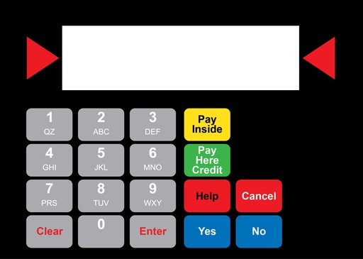 [DG1-KPO-2-GL-C02] DG1-KPO-2-GL-C02 Vista Keypad Overlay