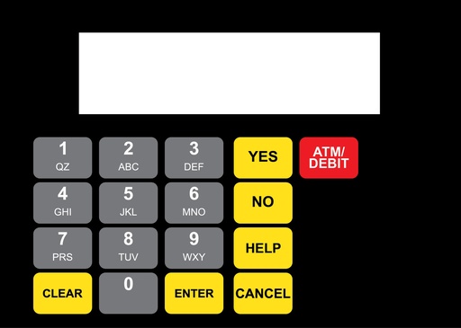 [DG1-KPO-2-GL] DG1-KPO-2-GL Vista Keypad Overlay