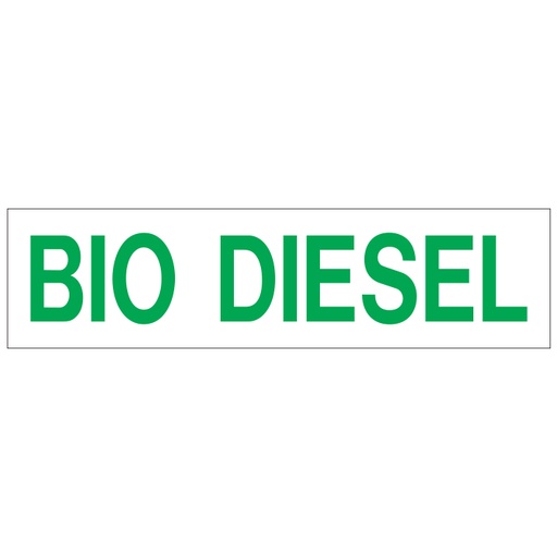 [D-361] D-361 Pump Ad. Panel Decal - BIO DIESEL