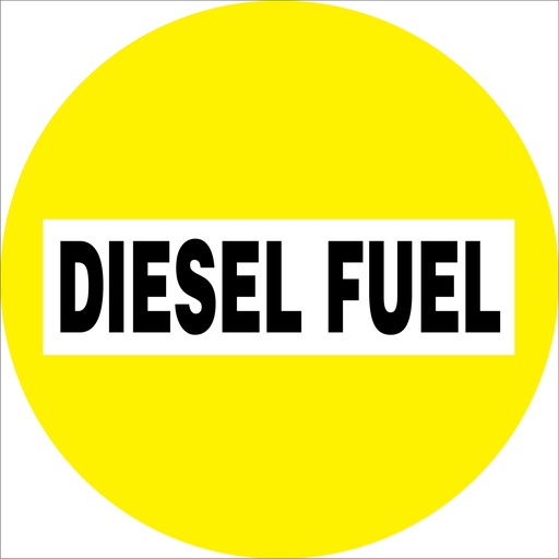 [CVD17-177] CVD17-177 - 12.25"W X 12.25"H - DIESEL FUEL Decal