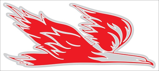 [CVD15-148] CVD15-148 - 10.0"W X 4.25"H - BIRD FOR PURE OIL... Decal