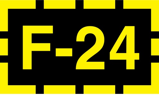 [CVD21-008] CVD21-008 - 4.5"W X 3.0"H - F-24 Decal