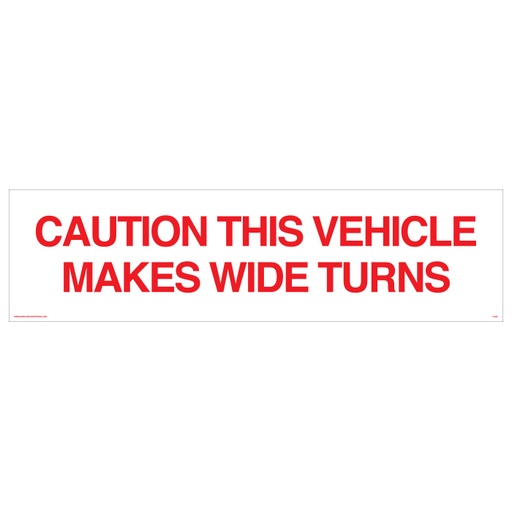 [D-825] D-825 Truck & Tanker Decal - CAUTION...