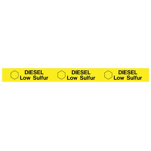 [TC-27] TC-27 - 38" x 3.5" - "DIESEL LOW SULFUR"Tank Collar