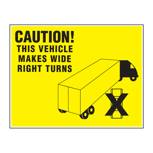 [D-1410] D-1410 "Caution This Vehicle..." Inspection Decal