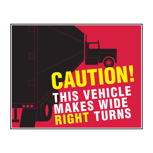 [D-1411] D-1411 "Caution This Vehicle..." Inspection Decal