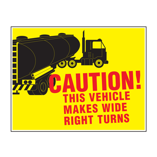 [D-1412] D-1412 "Caution This Vehicle..." Inspection Decal