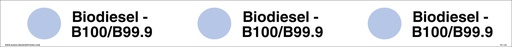 [TC-132] TC-132 - 38" x 3.5" - "Biodiesel B100/B99.9" API Plastic Tank Collar