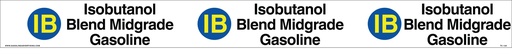 [TC-128] TC-128 - 38" x 3.5" - "Isobutanol Blend Midgrade Gasoline" Tank Collar