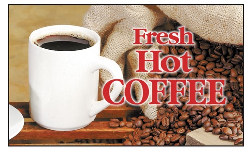 [PTI-17] PTI-17 Pump Topper Inserts FRESH HOT COFFEE