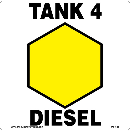 [CAS17-32] CAS17-32 - 6" x 6" Metal - Tank XX Diesel