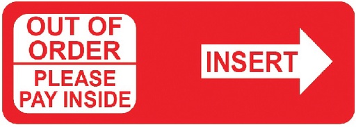 [NT-1] NT-1 "OUT OF ORDER" Service Tag