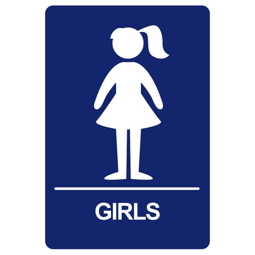 BRS-07 Restroom Sign - GIRLS