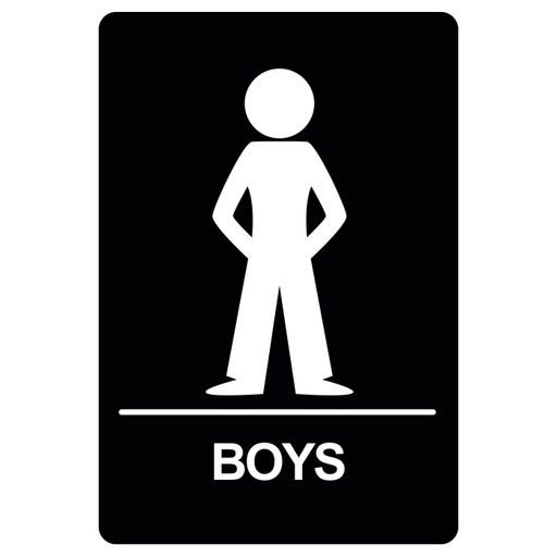 BRS-08 Restroom Sign - BOYS