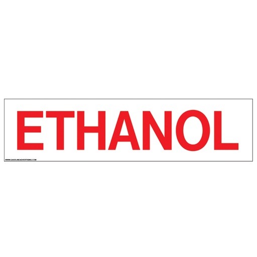 Pump Ad. Panel Decal - ETHANOL