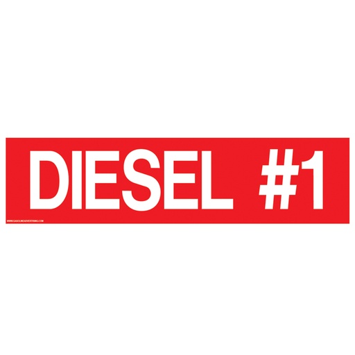 Pump Ad. Panel Decal - DIESEL #1