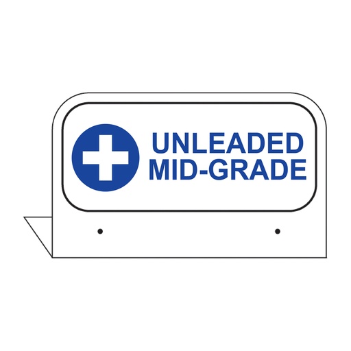 [FPI-27] FPI-27 Fill Pipe ID Tag" "UNLEADED MIDGRADE"