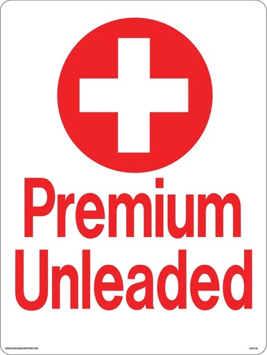 [D-680-O] D-680-O 6" x 6" "PREMIUM UNLEADED "  API Color Coded Custom decal