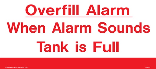 AS-46R - 14" x 5" Metal - Overfill Alarm...