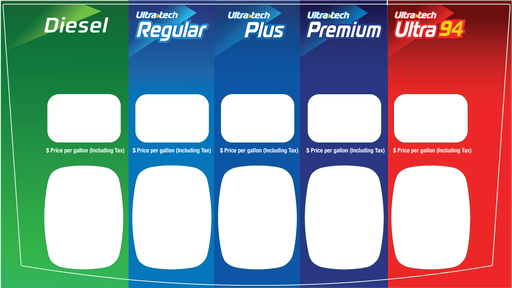 DG42-PO51-SUN-94 Sunoco Brand Panel for Ovation 2