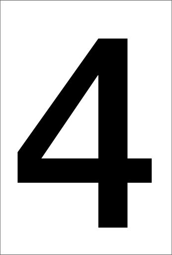 CPS-812 - 8"W X 11.5"H - Pylon / Street Price Sign Numbers
