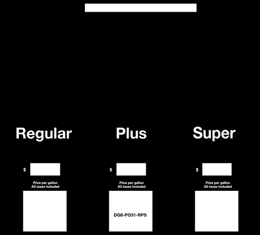 [DG8-PO31-RPS] DG8-PO31-RPS Brand Panel - Regular, Plus, Super