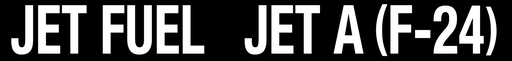 [CVD-212-JFF24] CVD-212-JFF24 - 21"W X 2.5"H - JET FUEL  JET A F-24 Decal