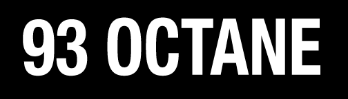 [XL-M1-ID-4GRD-93OCT] XL-M1-ID-4GRD-93OCT - 7"W X 2"H - 93 OCTANE Decal